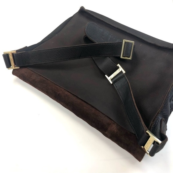 DUSSAULT brown leather Limited Edition Gene Simmons messenger bag - Picture 9 of 16